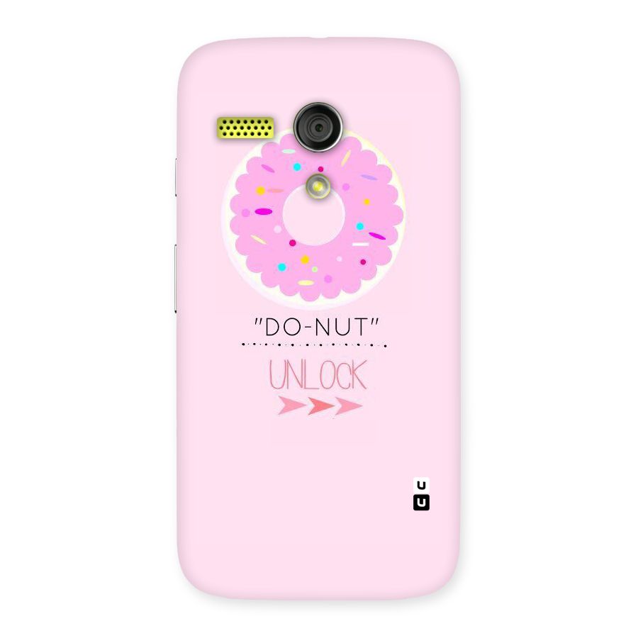 Do-Nut Unlock Back Case for Moto G