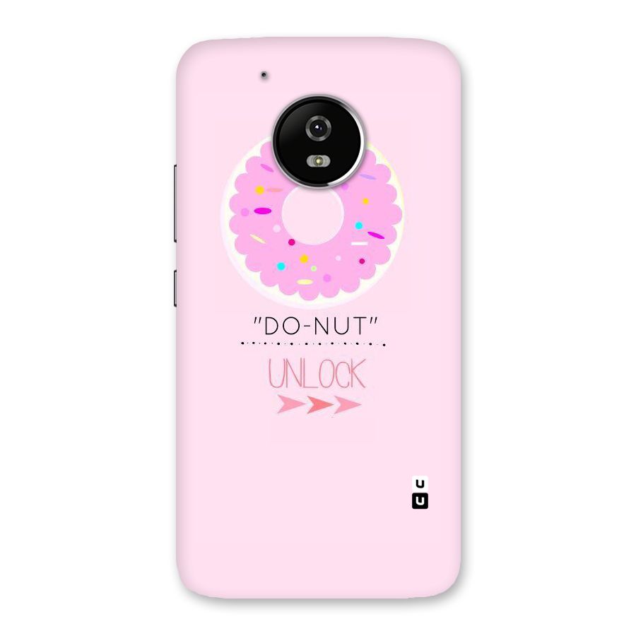 Do-Nut Unlock Back Case for Moto G5