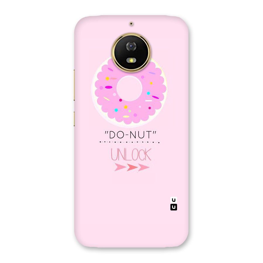 Do-Nut Unlock Back Case for Moto G5s