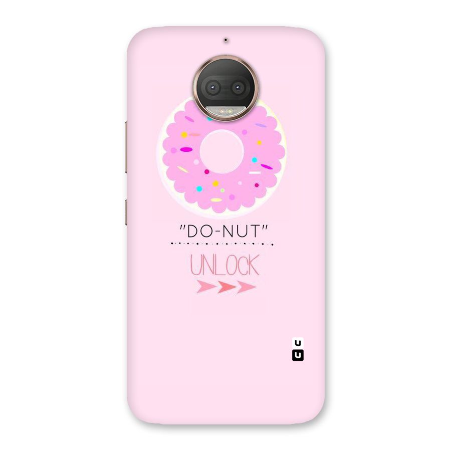 Do-Nut Unlock Back Case for Moto G5s Plus