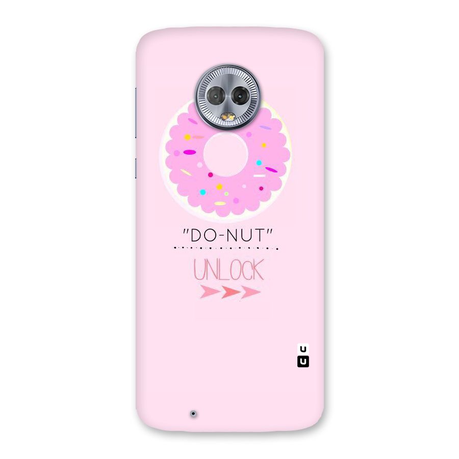 Do-Nut Unlock Back Case for Moto G6