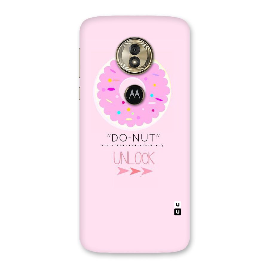 Do-Nut Unlock Back Case for Moto G6 Play