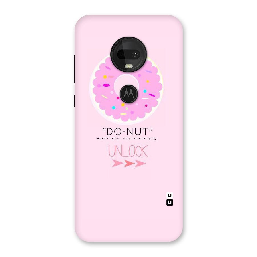 Do-Nut Unlock Back Case for Moto G7