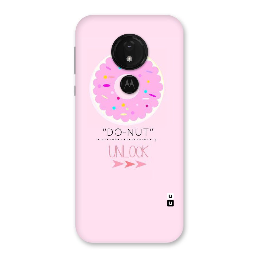 Do-Nut Unlock Back Case for Moto G7 Power