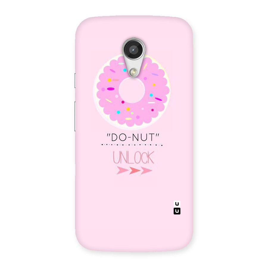 Do-Nut Unlock Back Case for Moto G 2nd Gen