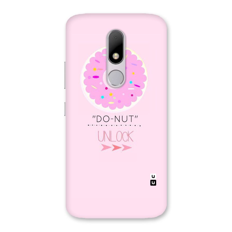 Do-Nut Unlock Back Case for Moto M