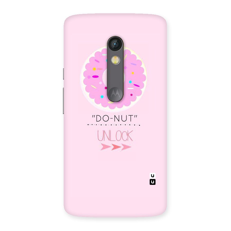 Do-Nut Unlock Back Case for Moto X Play