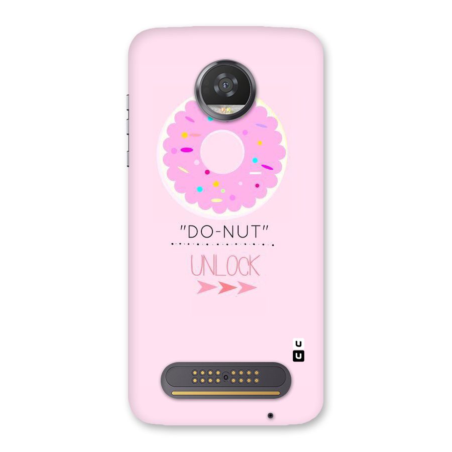 Do-Nut Unlock Back Case for Moto Z2 Play