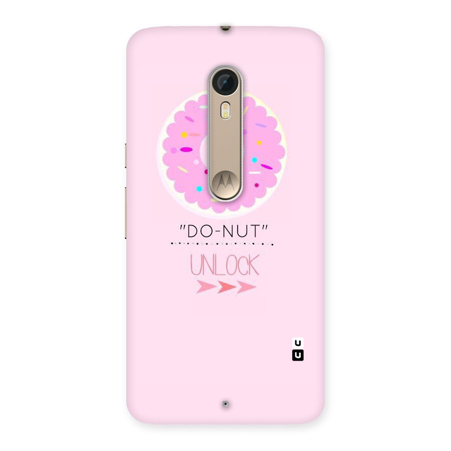 Do-Nut Unlock Back Case for Motorola Moto X Style