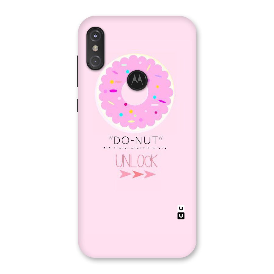 Do-Nut Unlock Back Case for Motorola One Power