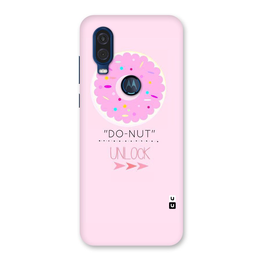 Do-Nut Unlock Back Case for Motorola One Vision