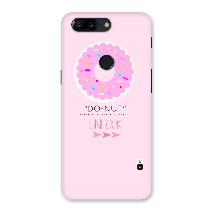 Do-Nut Unlock Back Case for OnePlus 5T