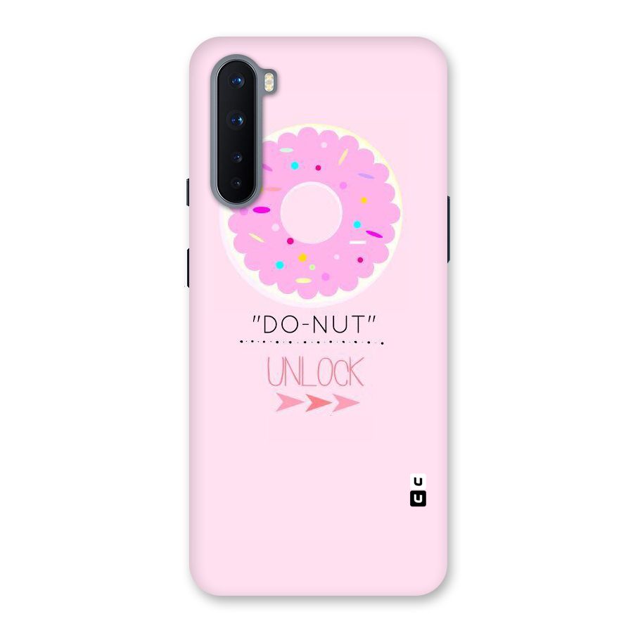 Do-Nut Unlock Back Case for OnePlus Nord