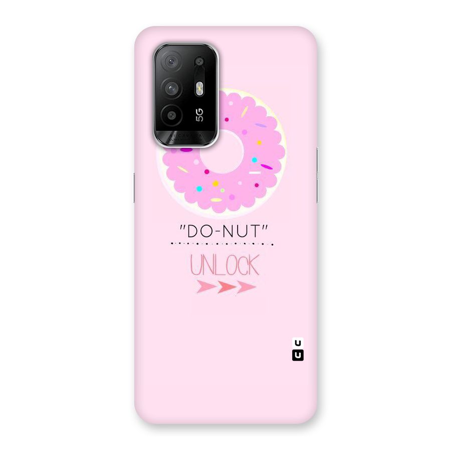 Do-Nut Unlock Back Case for Oppo F19 Pro Plus 5G