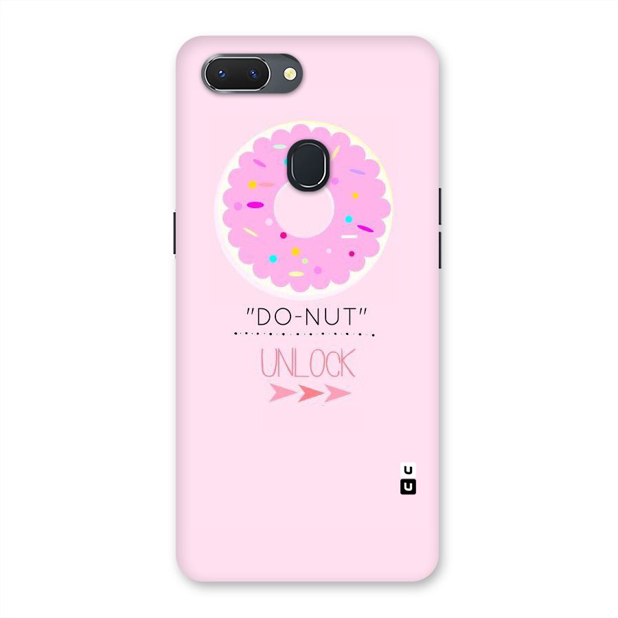 Do-Nut Unlock Back Case for Oppo Realme 2