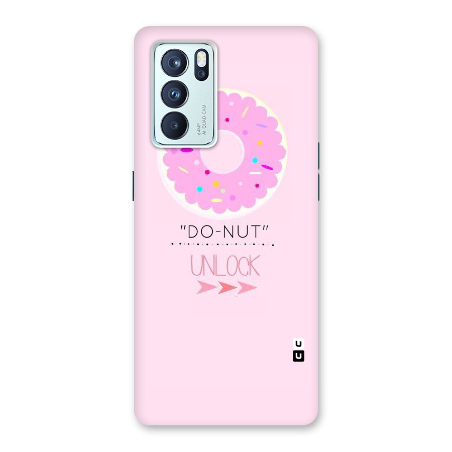Do-Nut Unlock Back Case for Oppo Reno6 Pro 5G