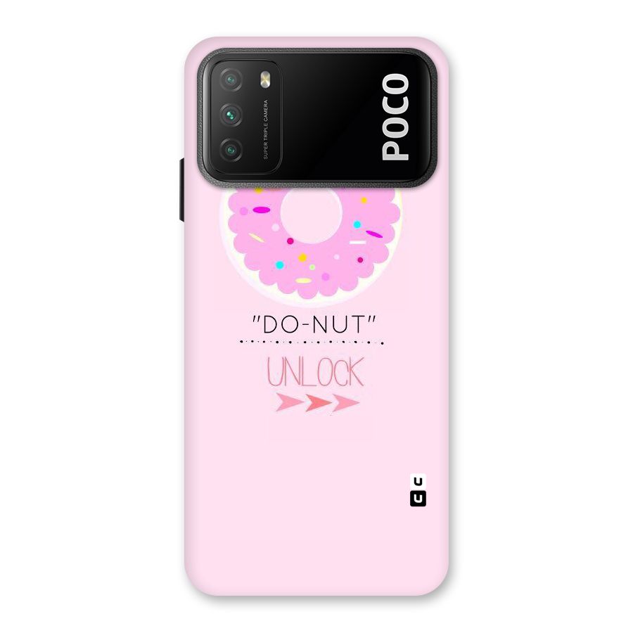Do-Nut Unlock Back Case for Poco M3