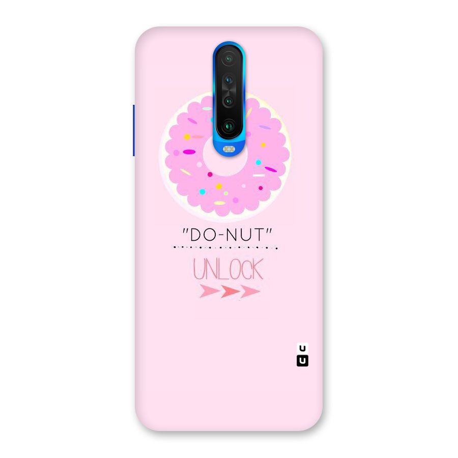 Do-Nut Unlock Back Case for Poco X2