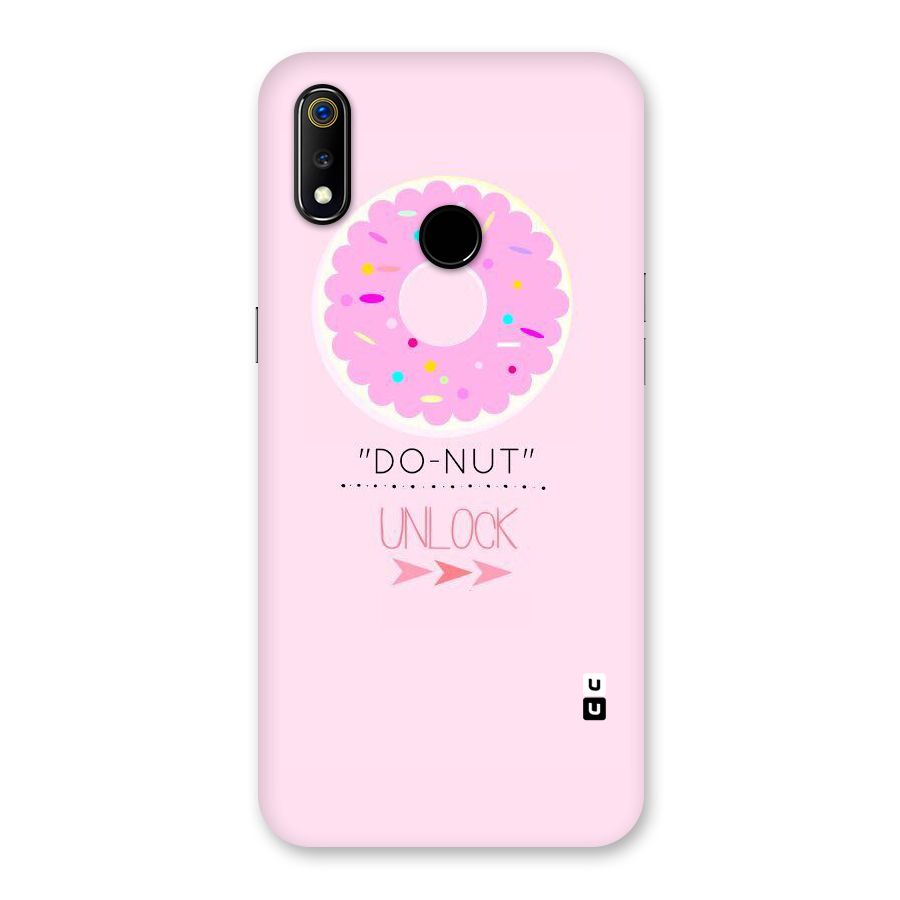 Do-Nut Unlock Back Case for Realme 3