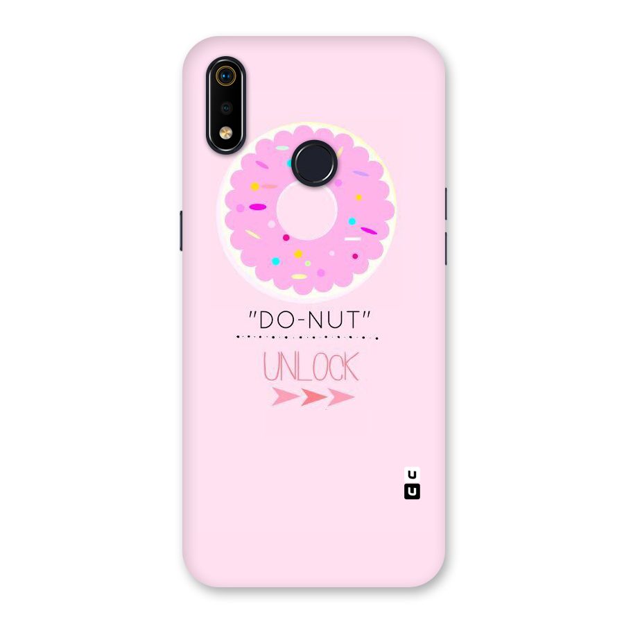 Do-Nut Unlock Back Case for Realme 3i