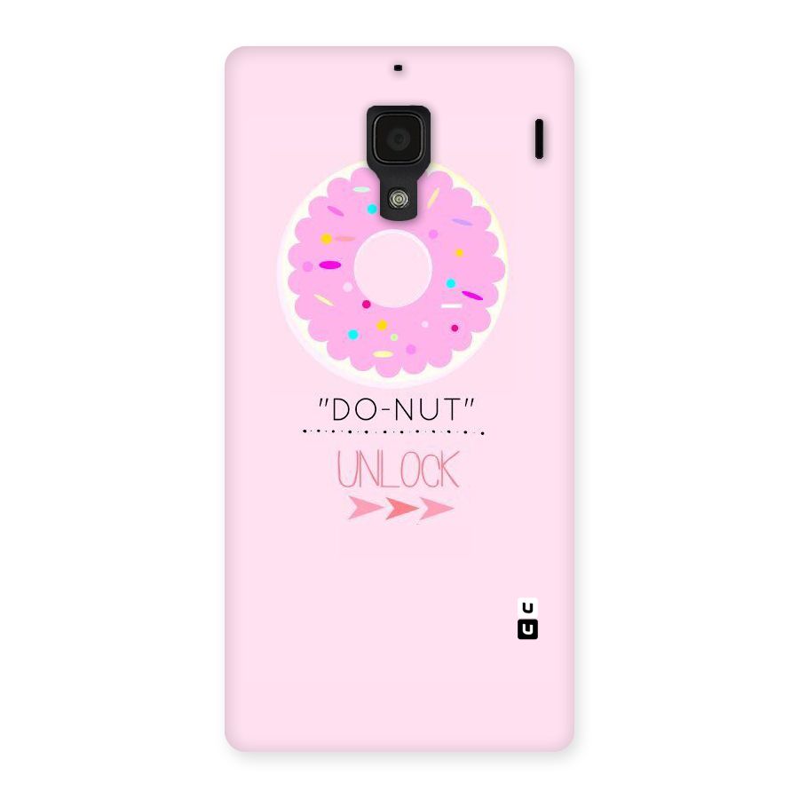 Do-Nut Unlock Back Case for Redmi 1S