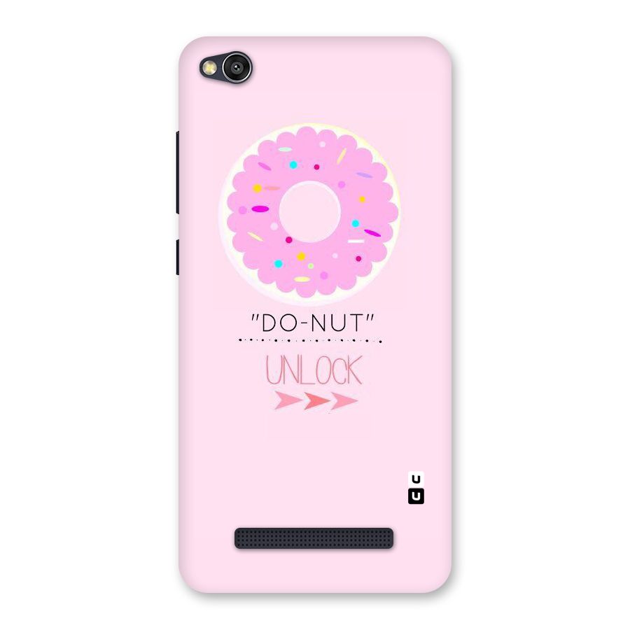 Do-Nut Unlock Back Case for Redmi 4A