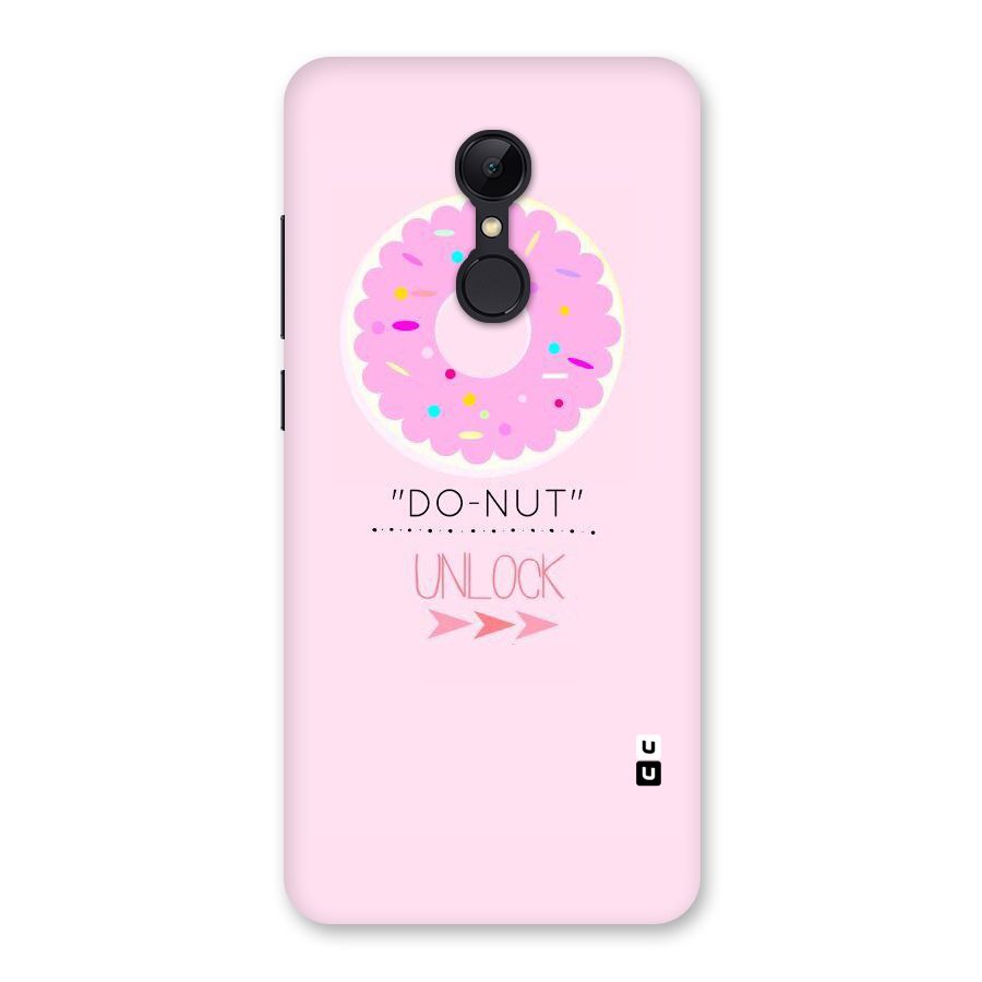 Do-Nut Unlock Back Case for Redmi 5