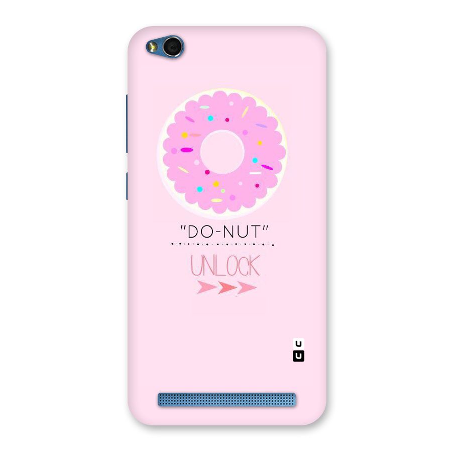 Do-Nut Unlock Back Case for Redmi 5A