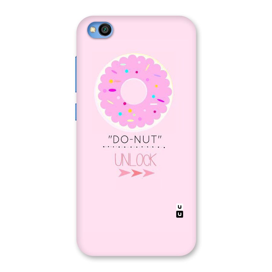Do-Nut Unlock Back Case for Redmi Go
