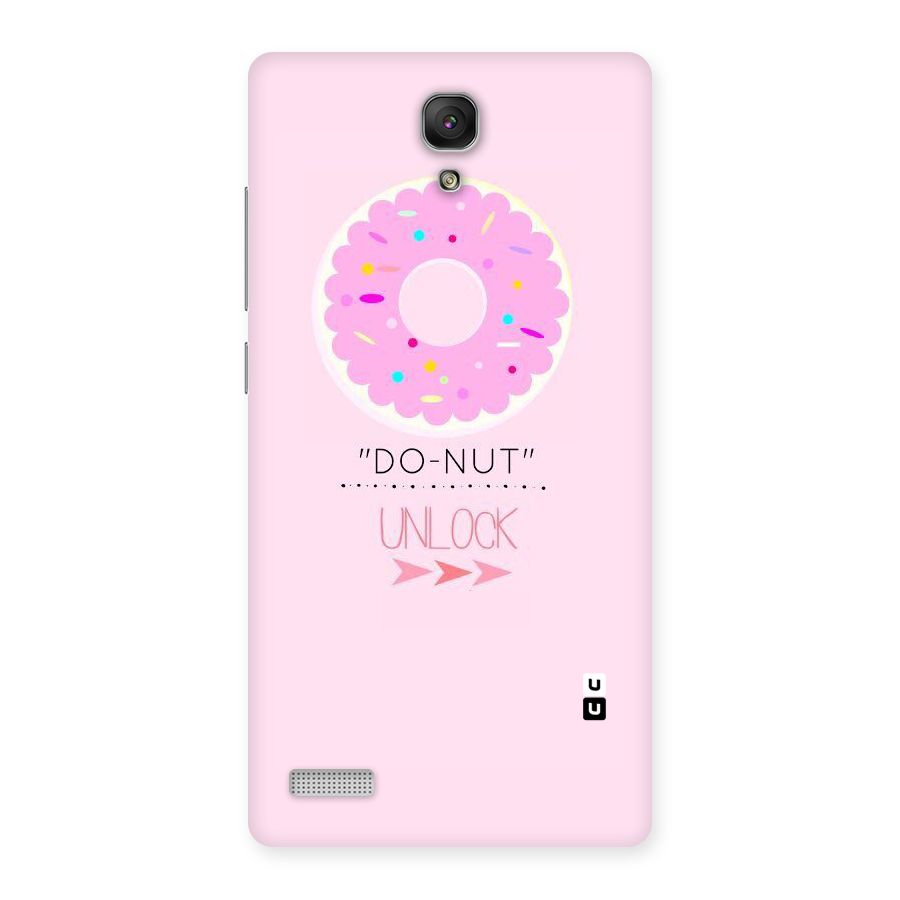 Do-Nut Unlock Back Case for Redmi Note