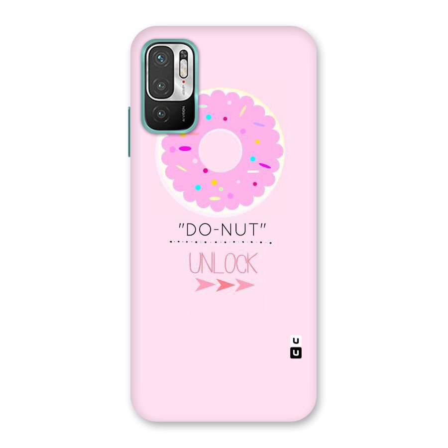 Do-Nut Unlock Back Case for Redmi Note 10T 5G