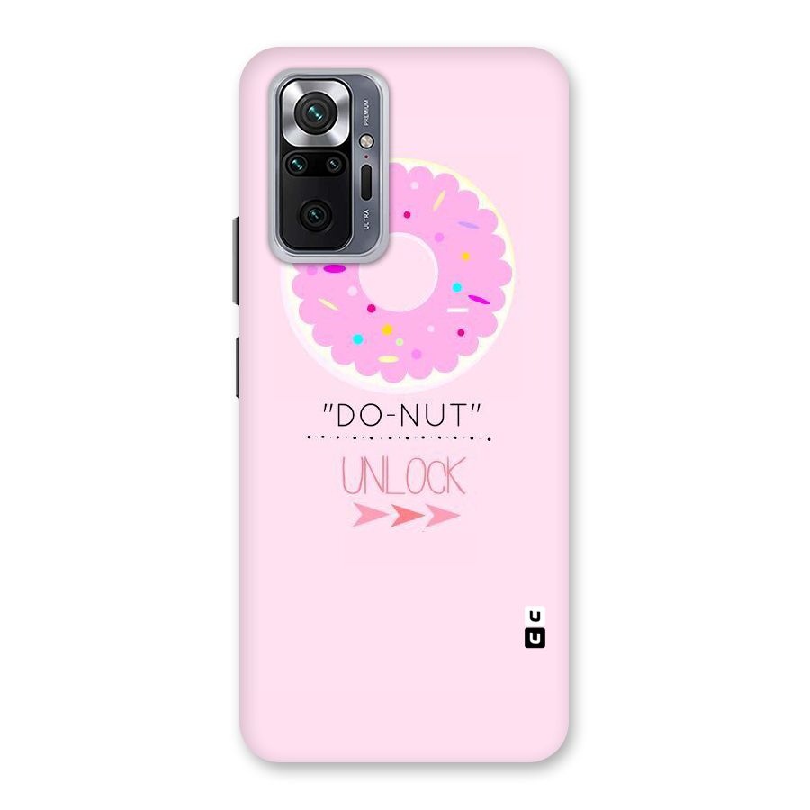 Do-Nut Unlock Back Case for Redmi Note 10 Pro Max