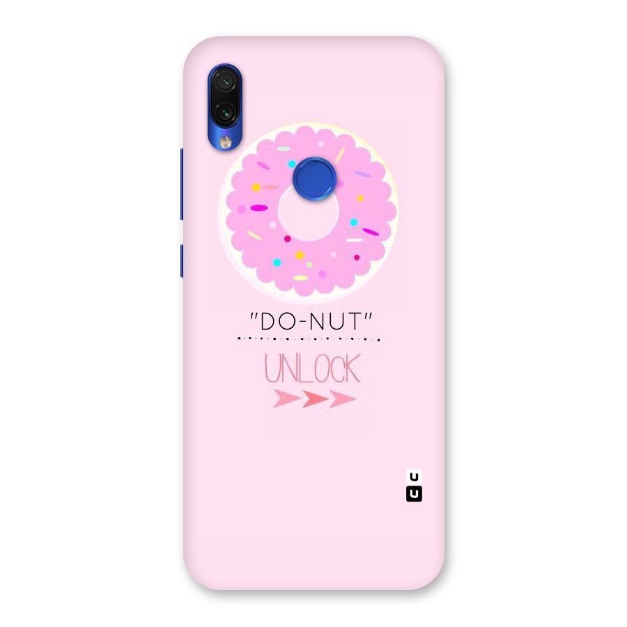 Do-Nut Unlock Back Case for Redmi Note 7S