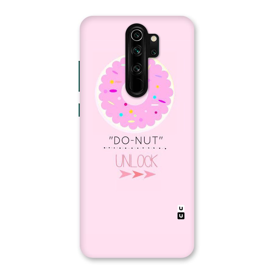 Do-Nut Unlock Back Case for Redmi Note 8 Pro