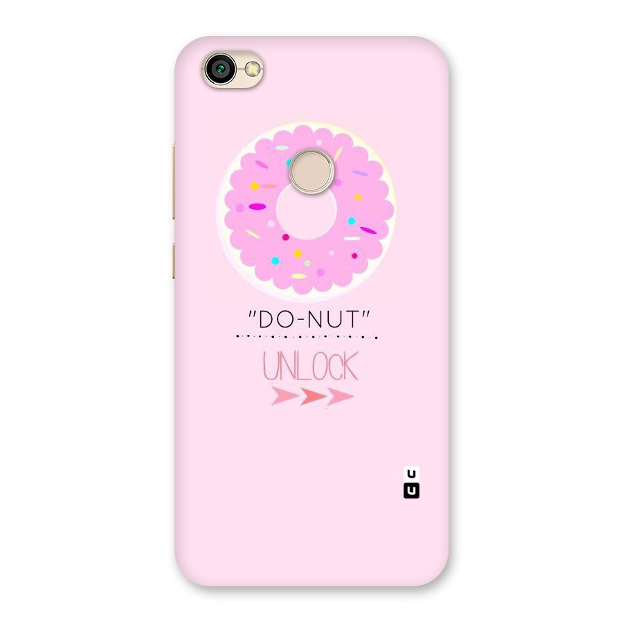 Do-Nut Unlock Back Case for Redmi Y1 2017