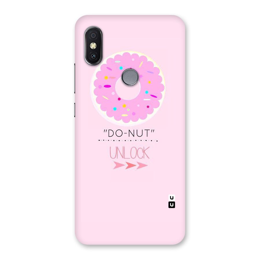 Do-Nut Unlock Back Case for Redmi Y2