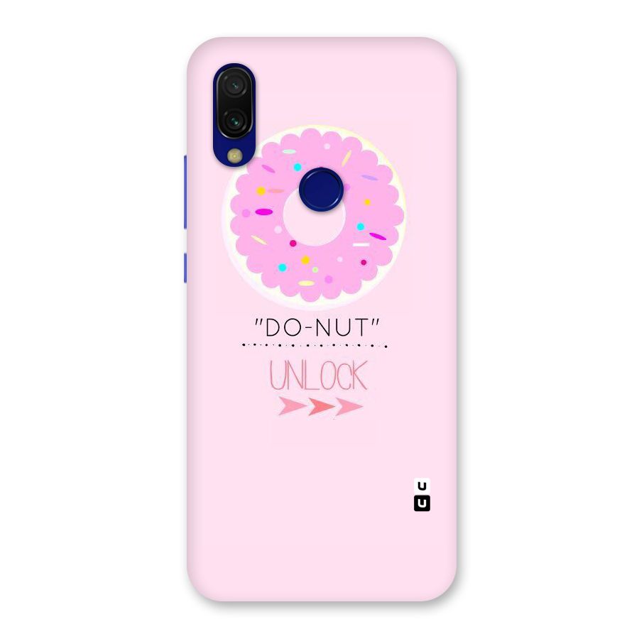 Do-Nut Unlock Back Case for Redmi Y3