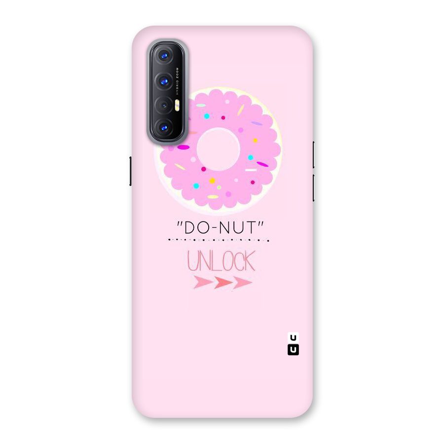 Do-Nut Unlock Back Case for Reno3 Pro