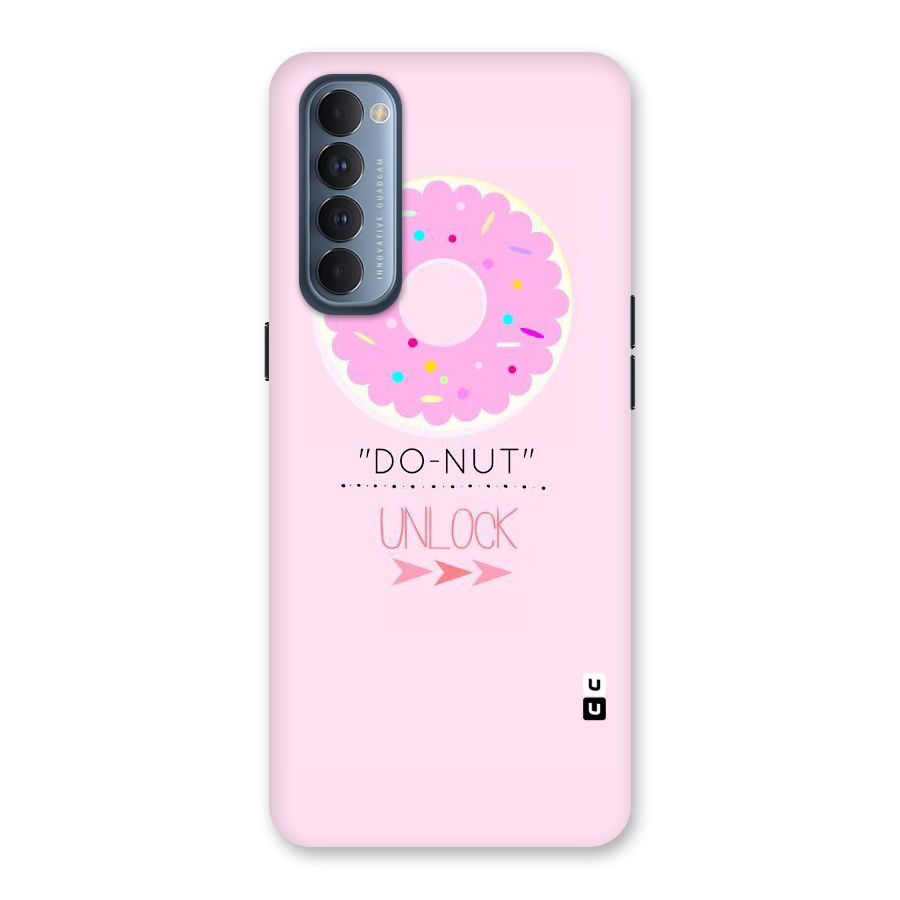 Do-Nut Unlock Back Case for Reno4 Pro