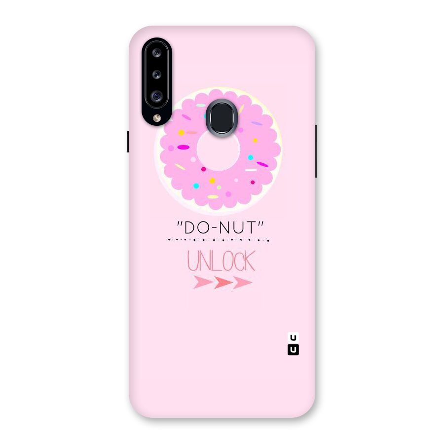 Do-Nut Unlock Back Case for Samsung Galaxy A20s