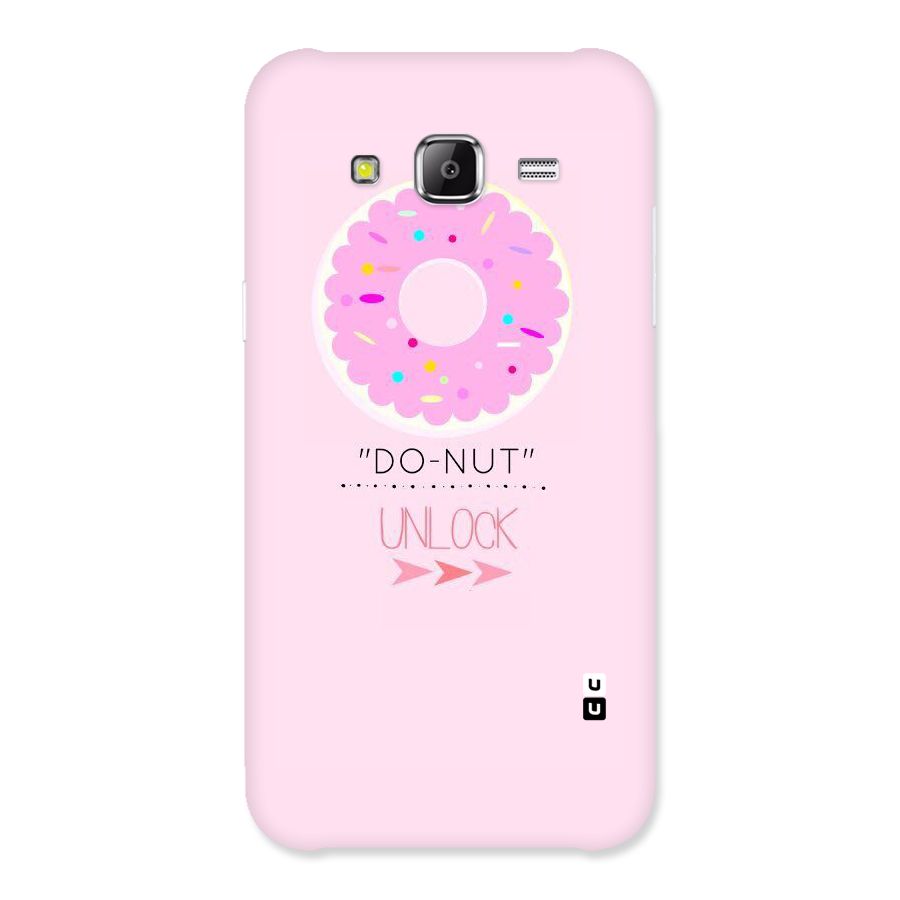 Do-Nut Unlock Back Case for Samsung Galaxy J2 Prime