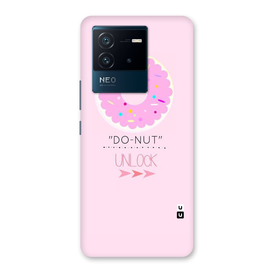 Do-Nut Unlock Back Case for Vivo iQOO Neo 6 5G