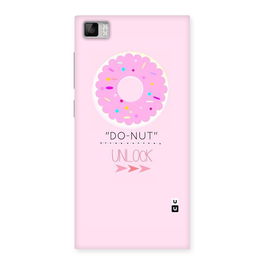 Do-Nut Unlock Back Case for Xiaomi Mi3
