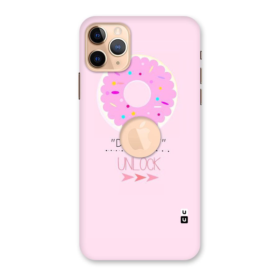 Do-Nut Unlock Back Case for iPhone 11 Pro Max Logo Cut
