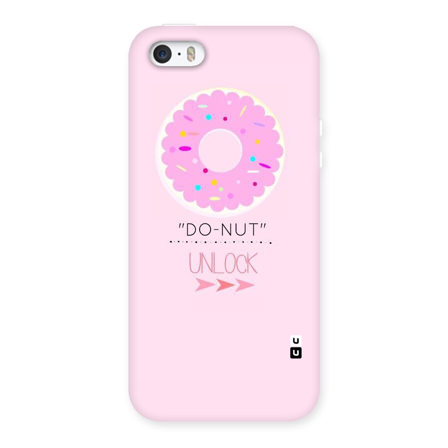 Do-Nut Unlock Back Case for iPhone SE