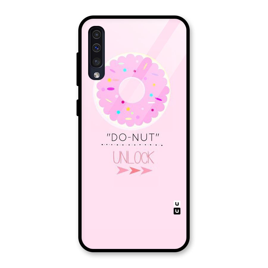Do-Nut Unlock Glass Back Case for Galaxy A30s
