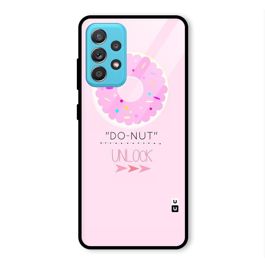 Do-Nut Unlock Glass Back Case for Galaxy A52