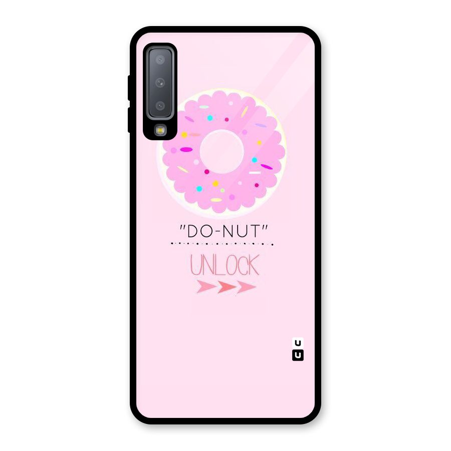 Do-Nut Unlock Glass Back Case for Galaxy A7 (2018)