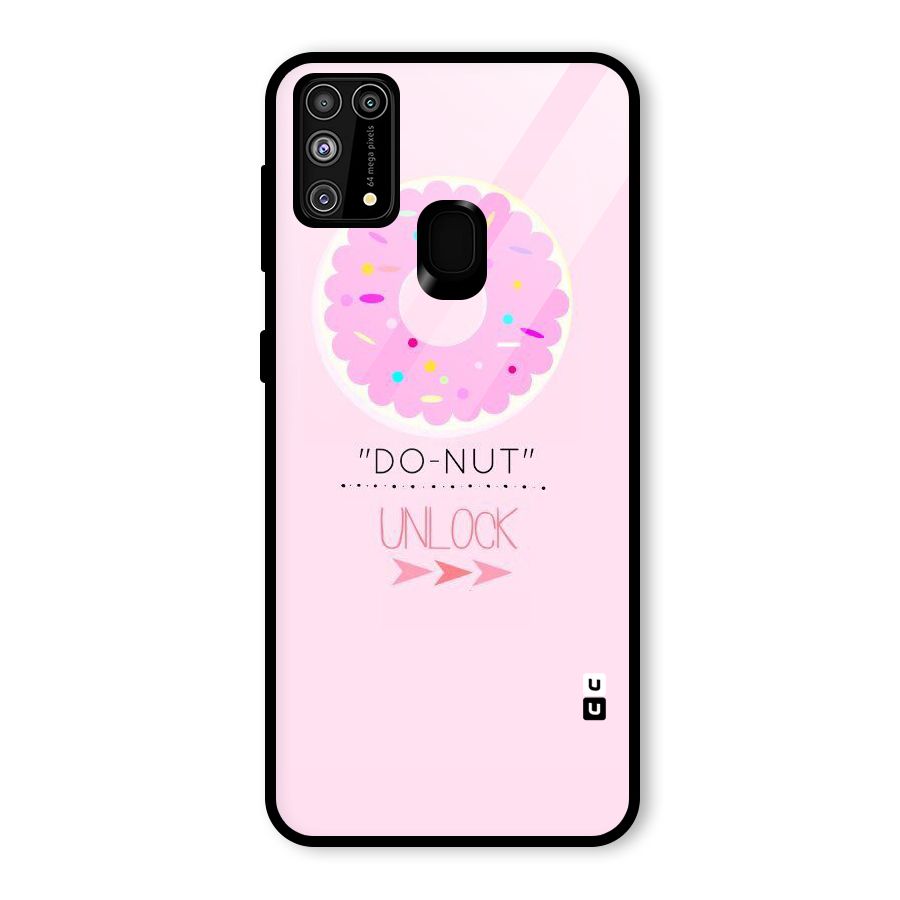 Do-Nut Unlock Glass Back Case for Galaxy F41