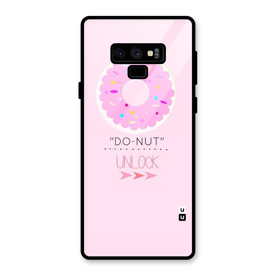 Do-Nut Unlock Glass Back Case for Galaxy Note 9